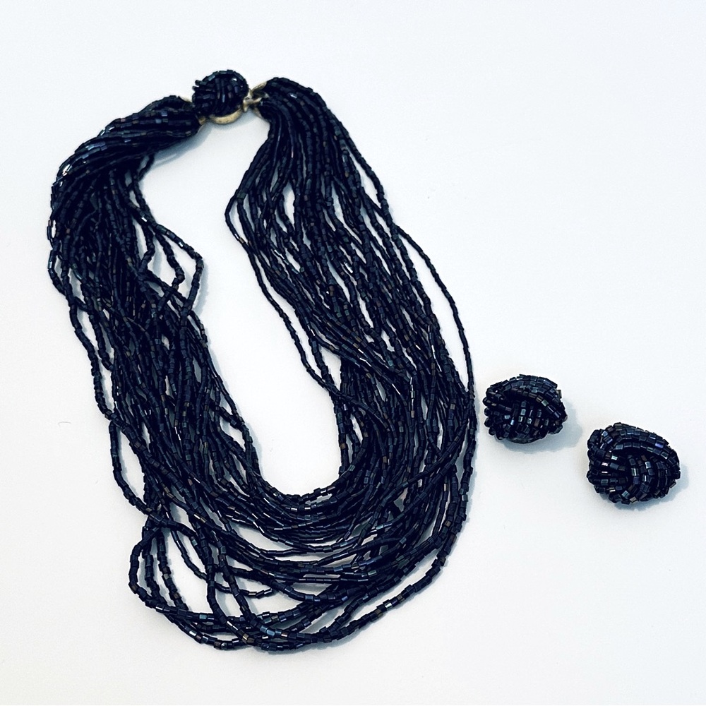 BUNDLE! Vintage Jewelry | Necklace & Clip Ons